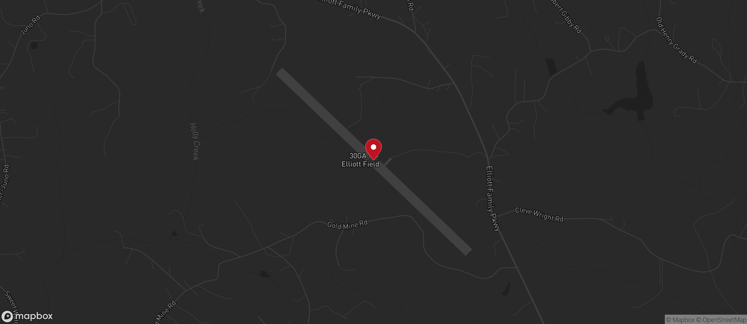 Map showing the location